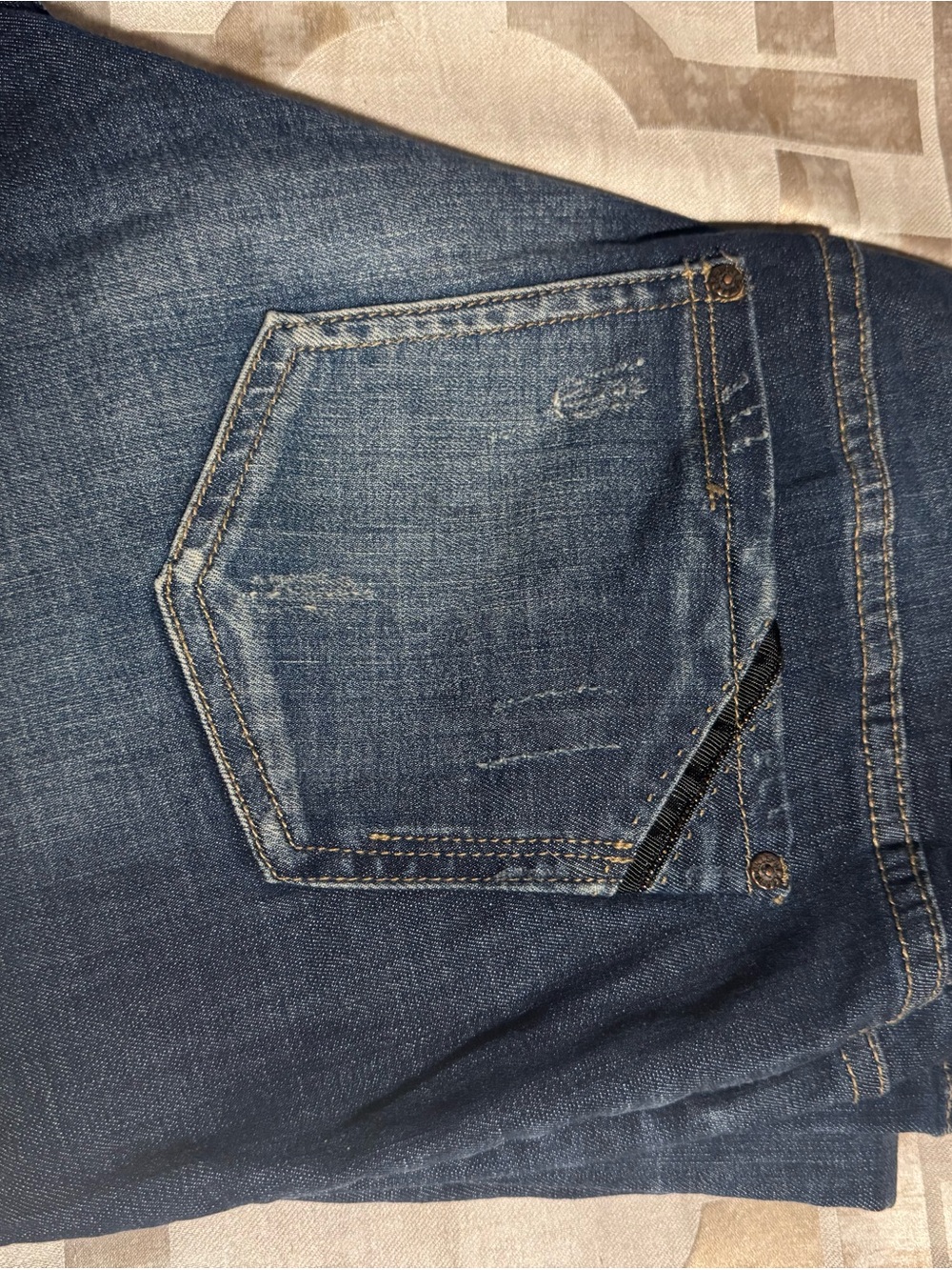 Women black label buckle jeans
